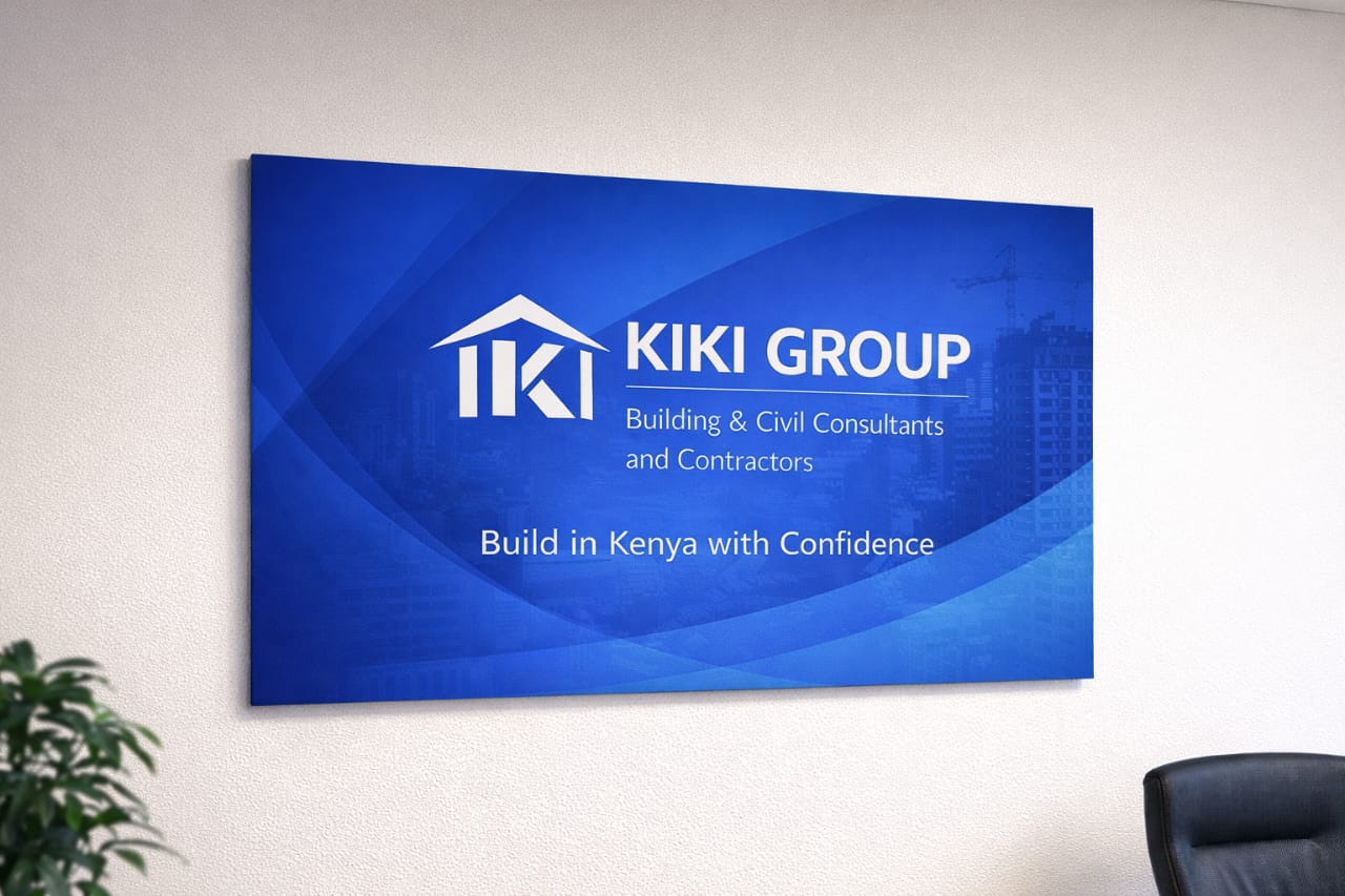 Kiki Group construction management poster