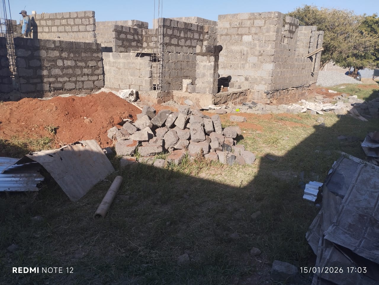 Architectural design rendered as built structure