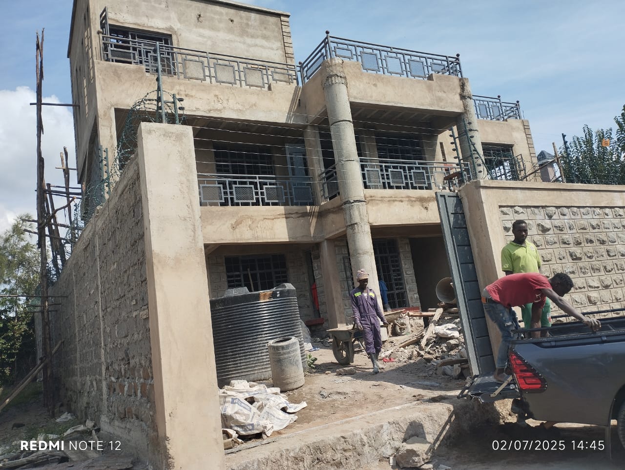 Concrete slab and structural works by Kiki Group
