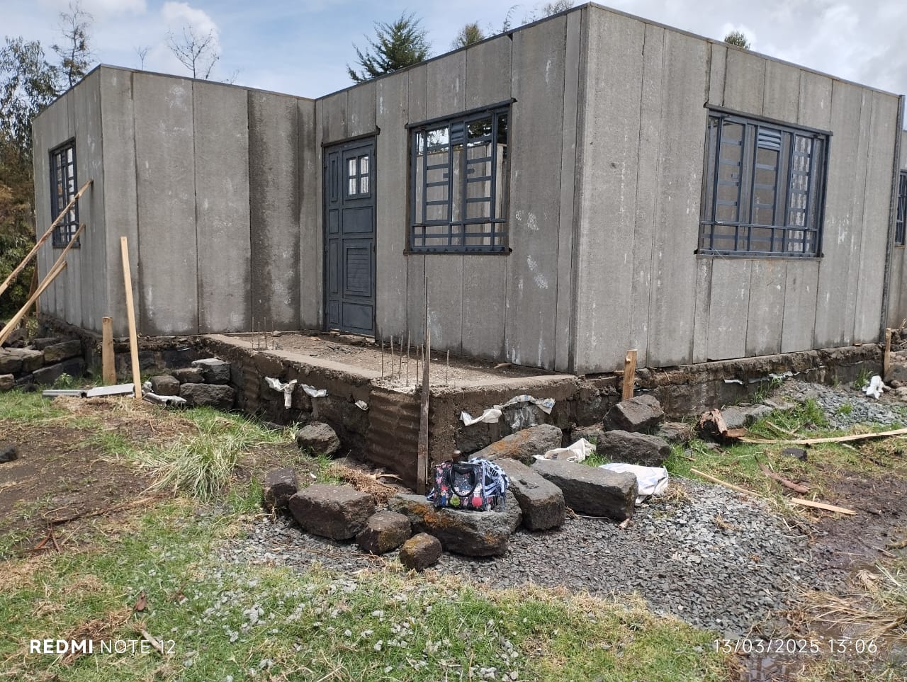 Foundation excavation and laying, Kiki Group project