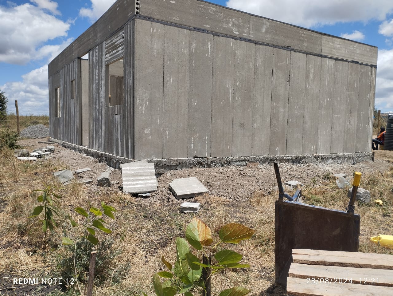 Brickwork and masonry construction project